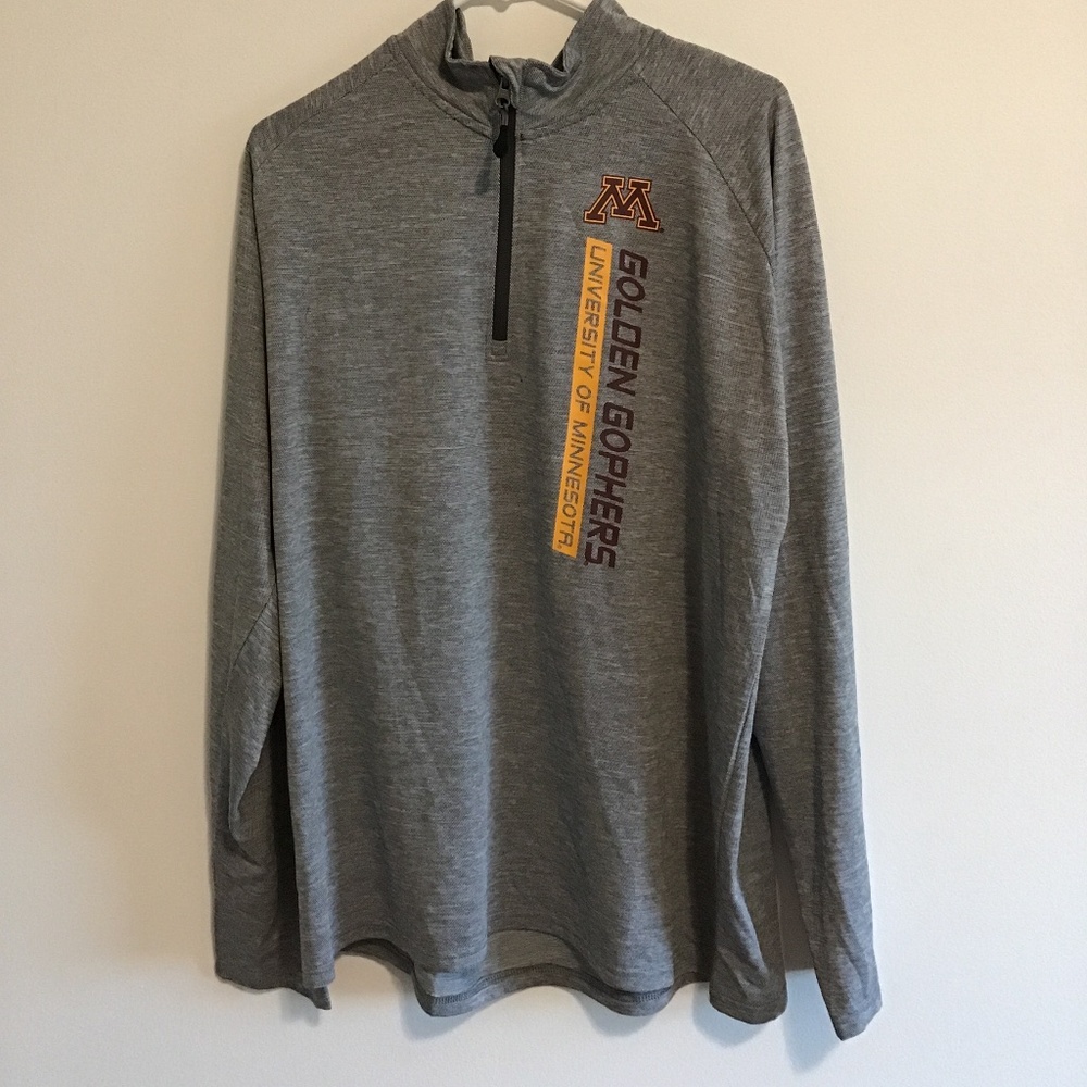 New! Minnesota golden gophers quarter zip